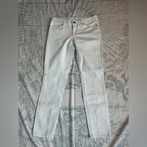 Tory Burch White Slit Jean W27